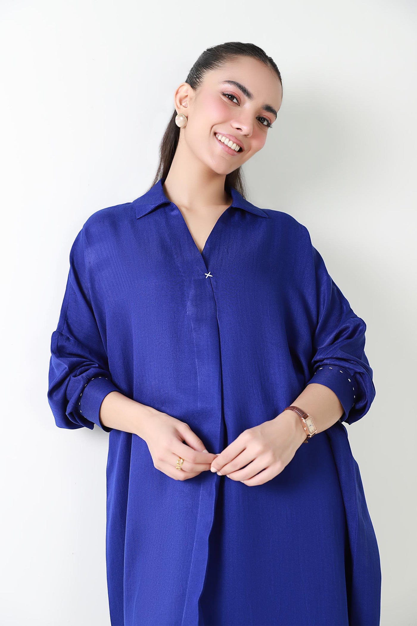 Dyed Herringbone Tunic | MB-WS24-106