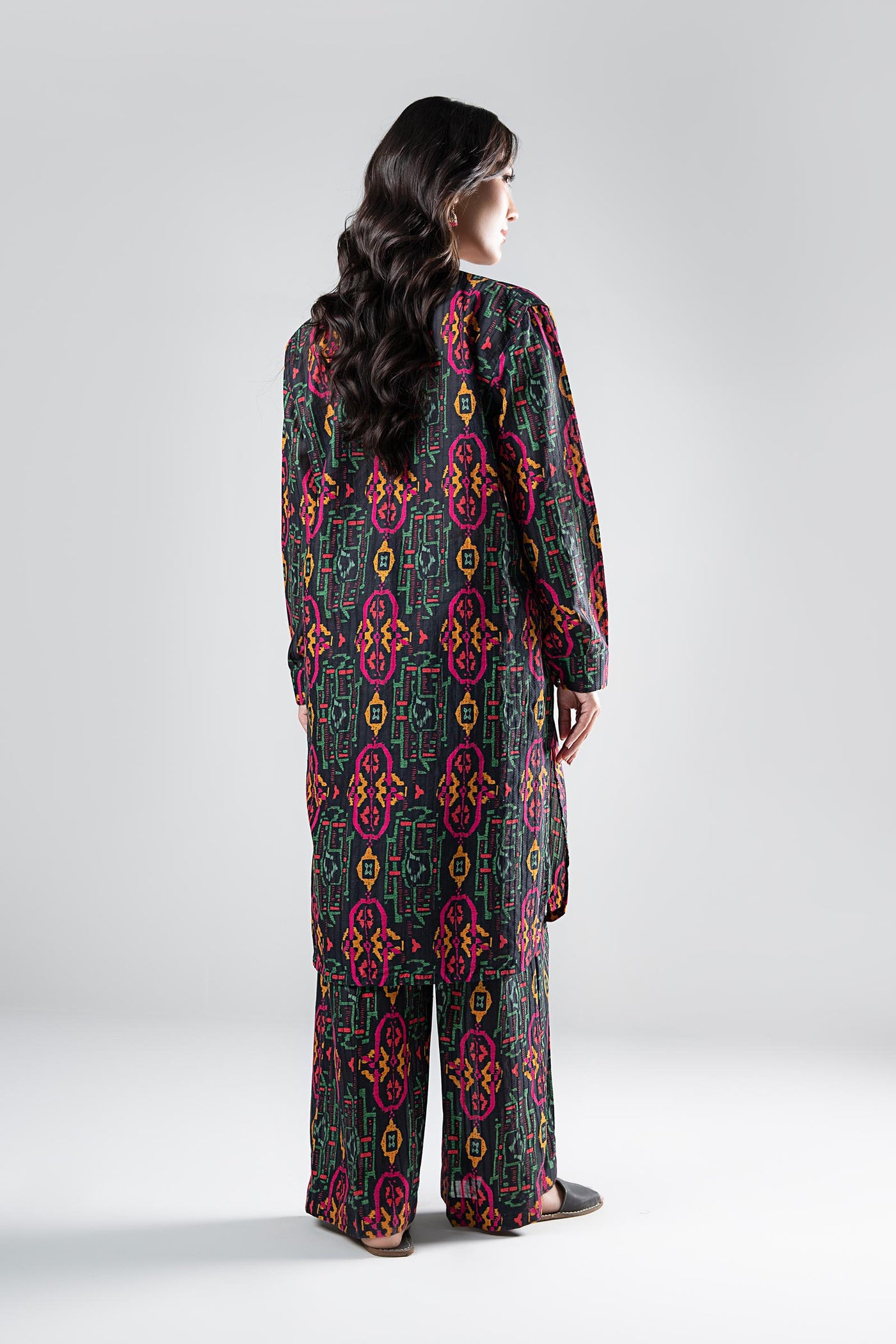 2 Pc Printed Textured Suit | MB-WS24-131