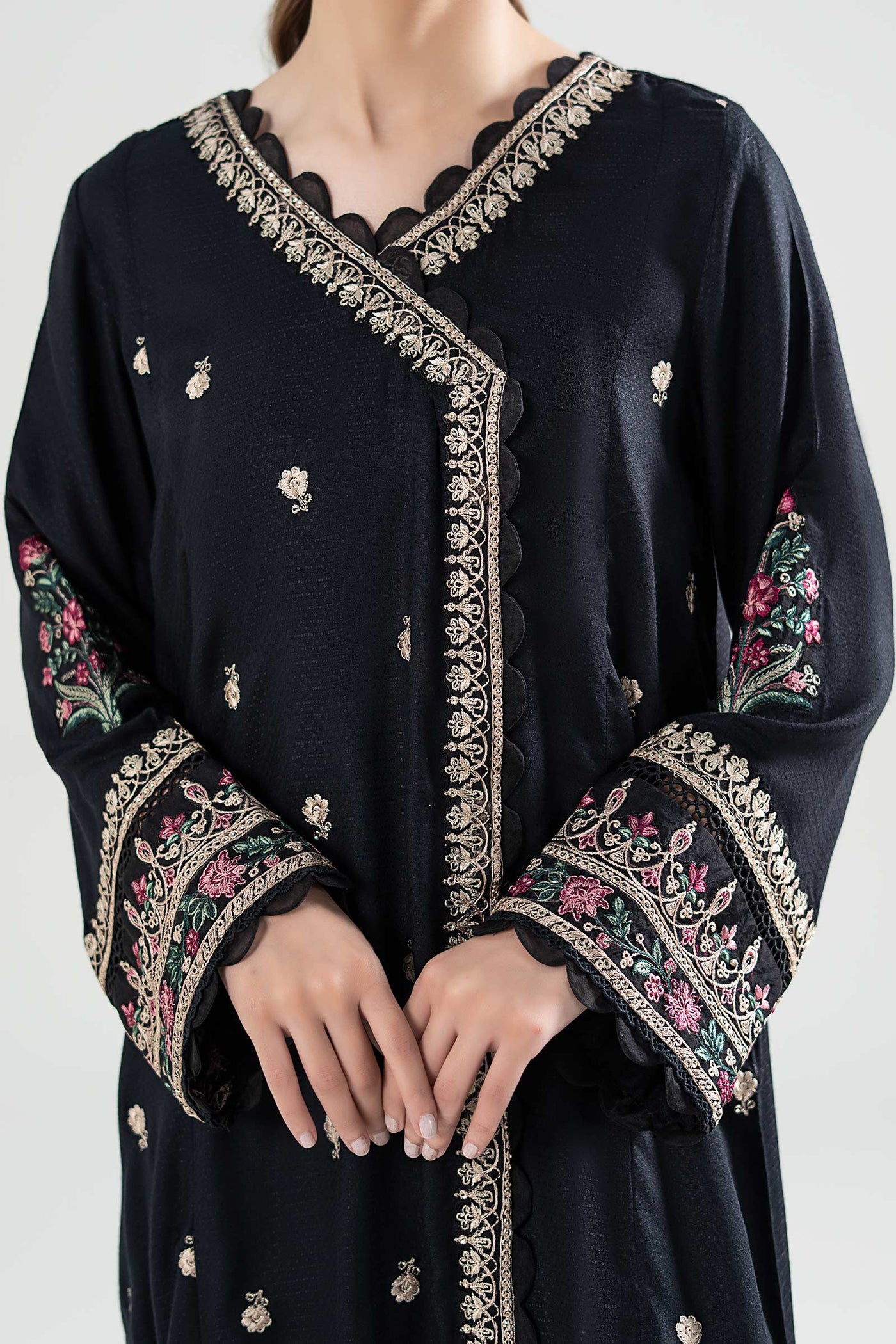 Embroidered Dobby Shirt | MB-WS24-160