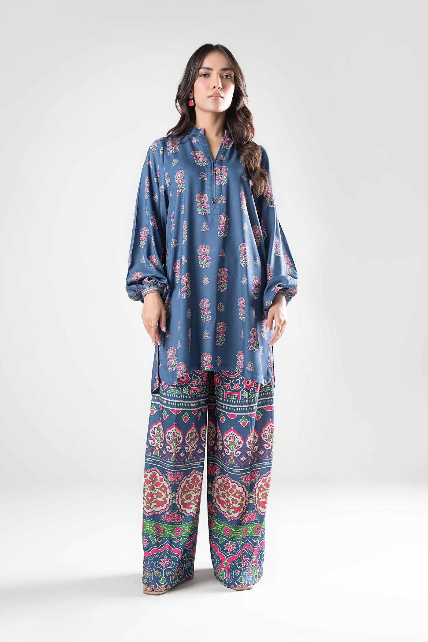 2 Pc Printed Twill Suit | MB-WS24-174