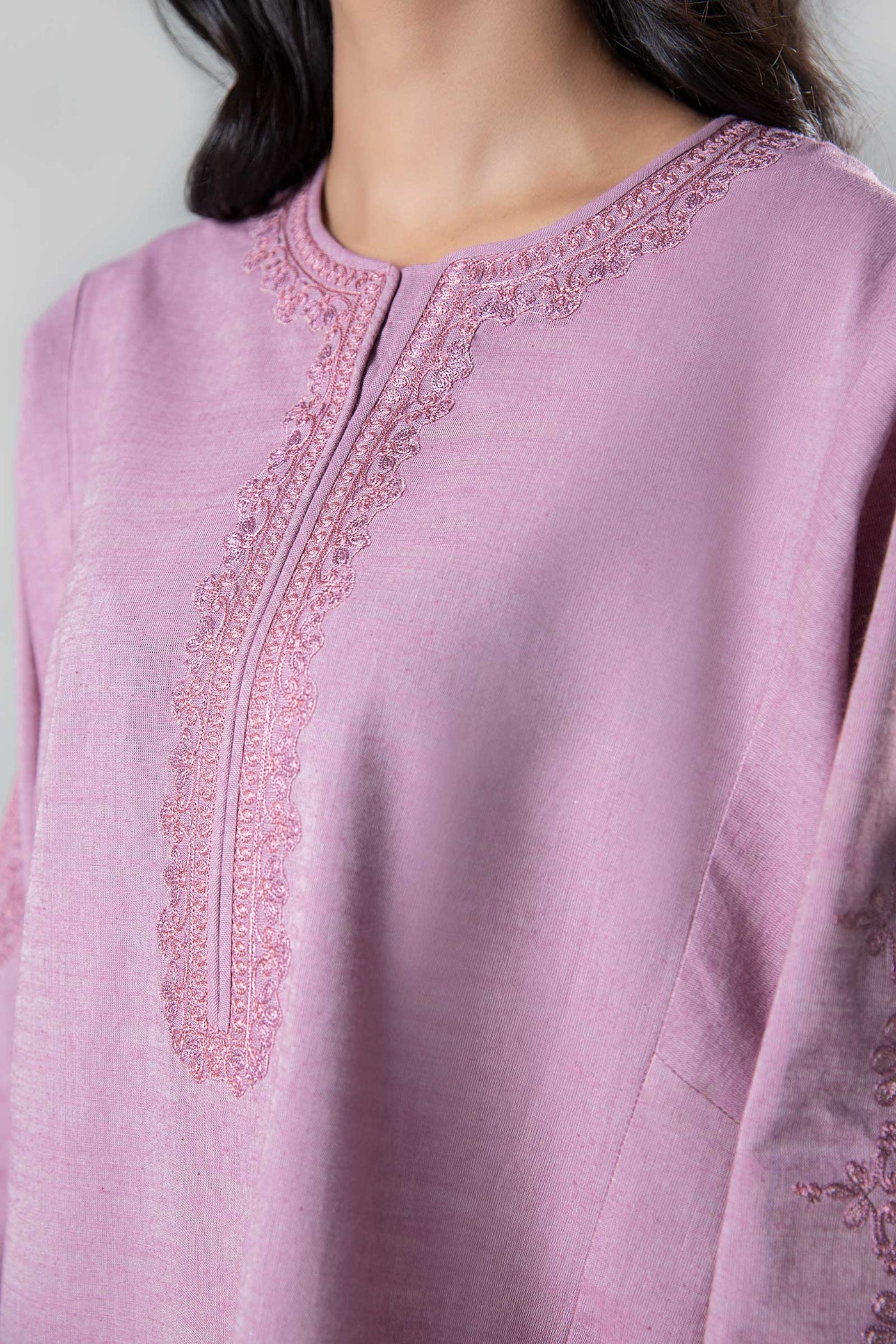 2 Pc Embroidered Yarn Dyed Suit | MB-WS24-193