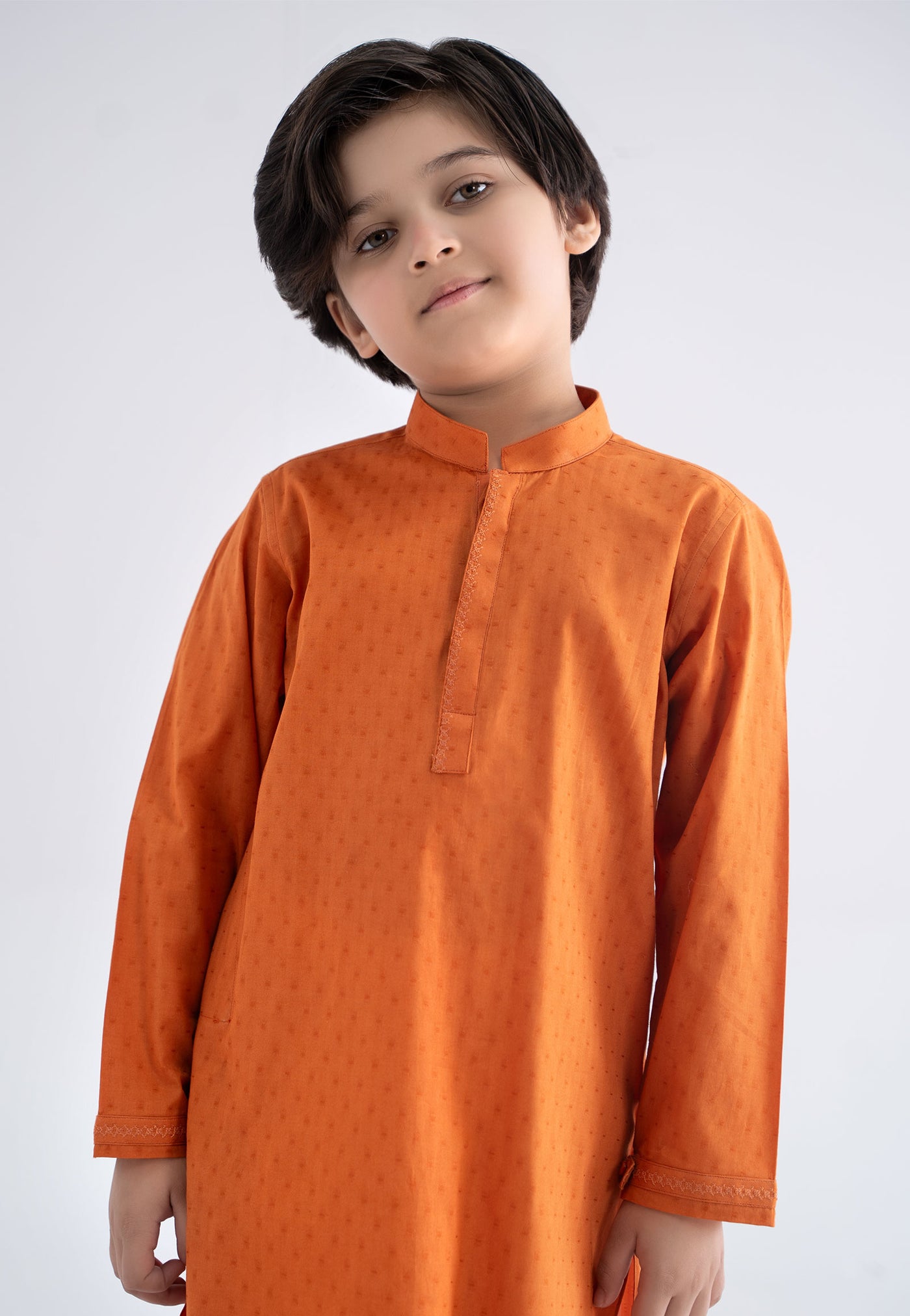 Embroidered Jacquard Kurta | MBK-KR25-05