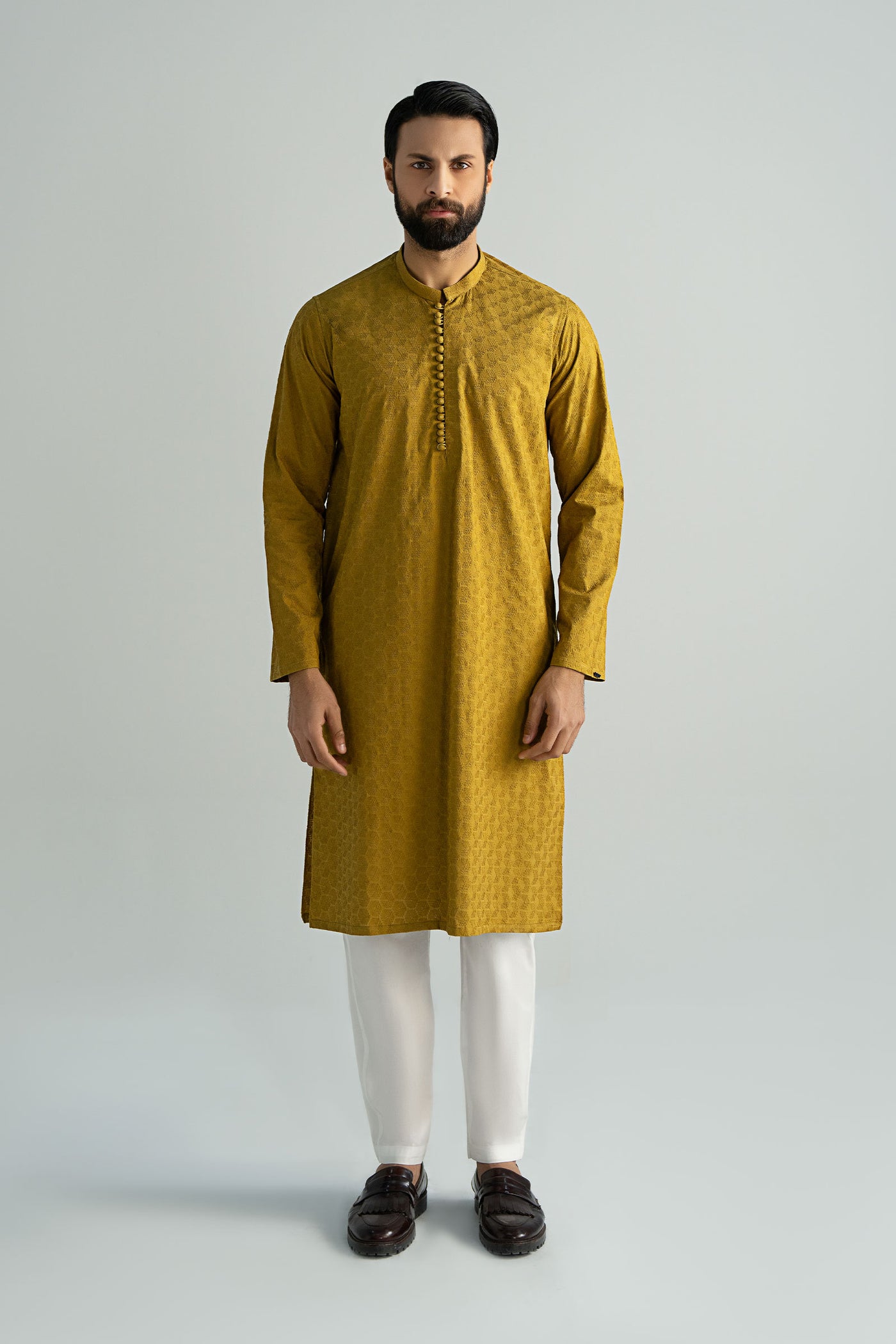 Embroidered Cotton Kurta | MBM-KR25-06