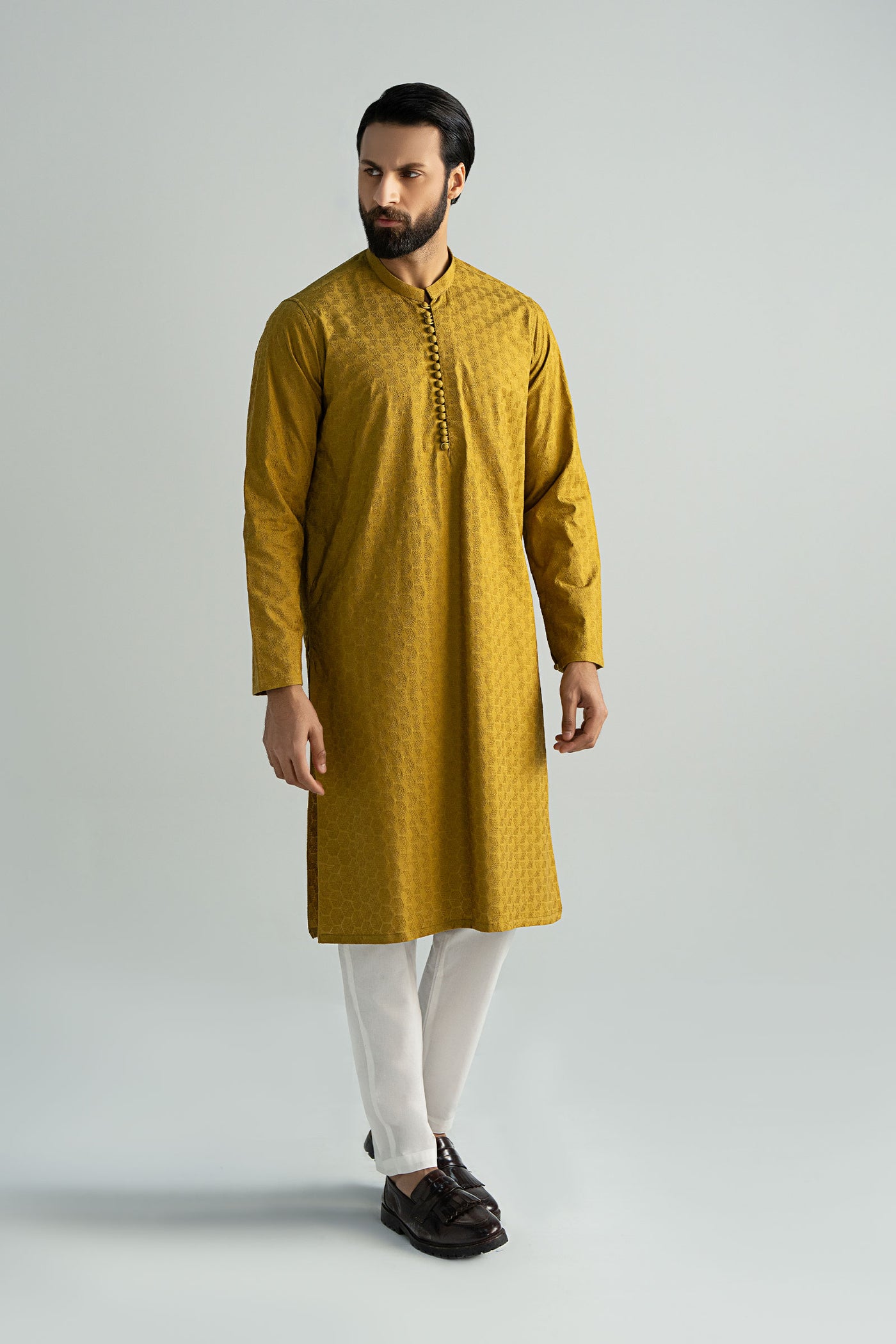 Embroidered Cotton Kurta | MBM-KR25-06