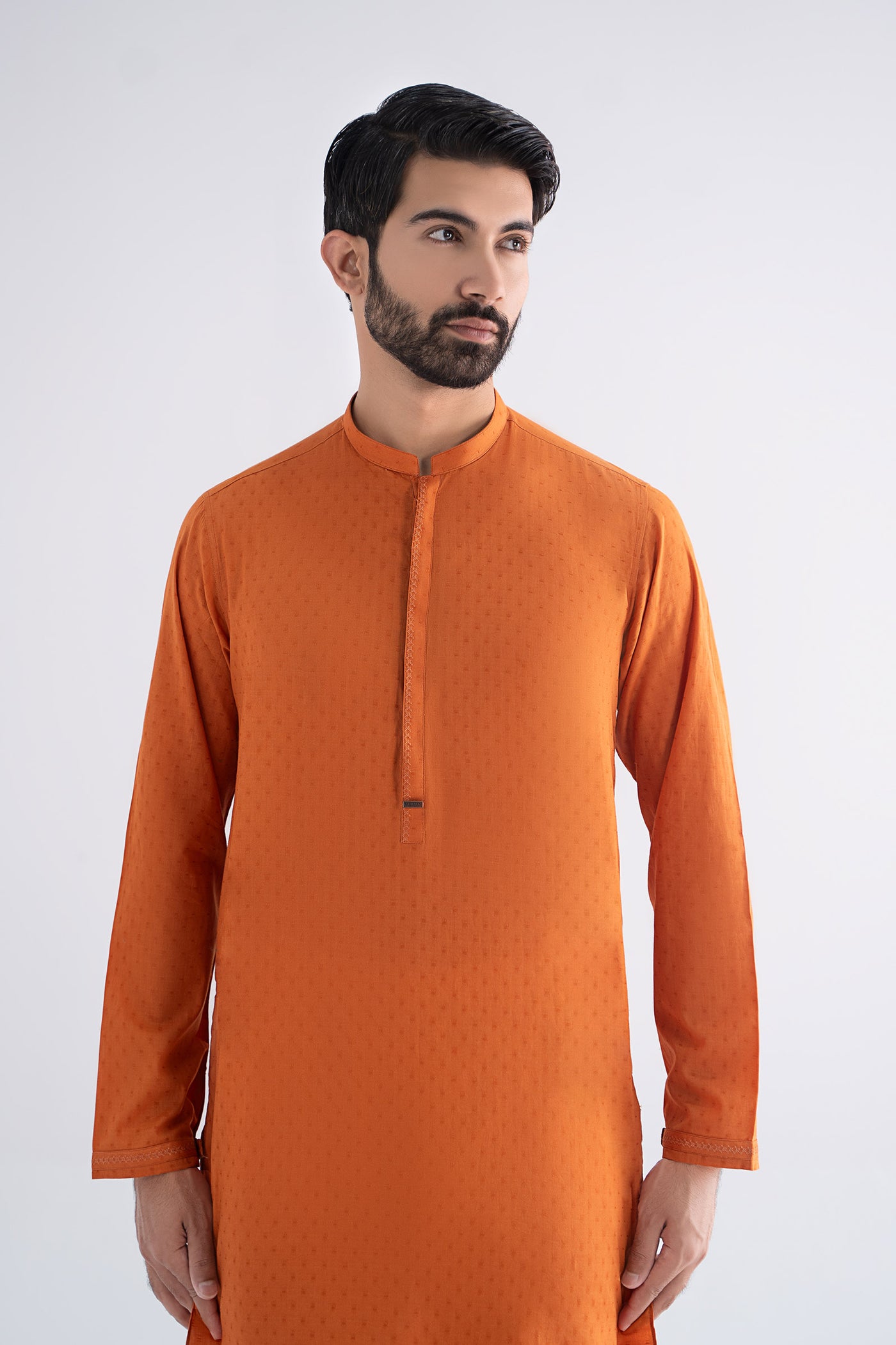 Embroidered Jacquard Kurta | MBM-KR25-09