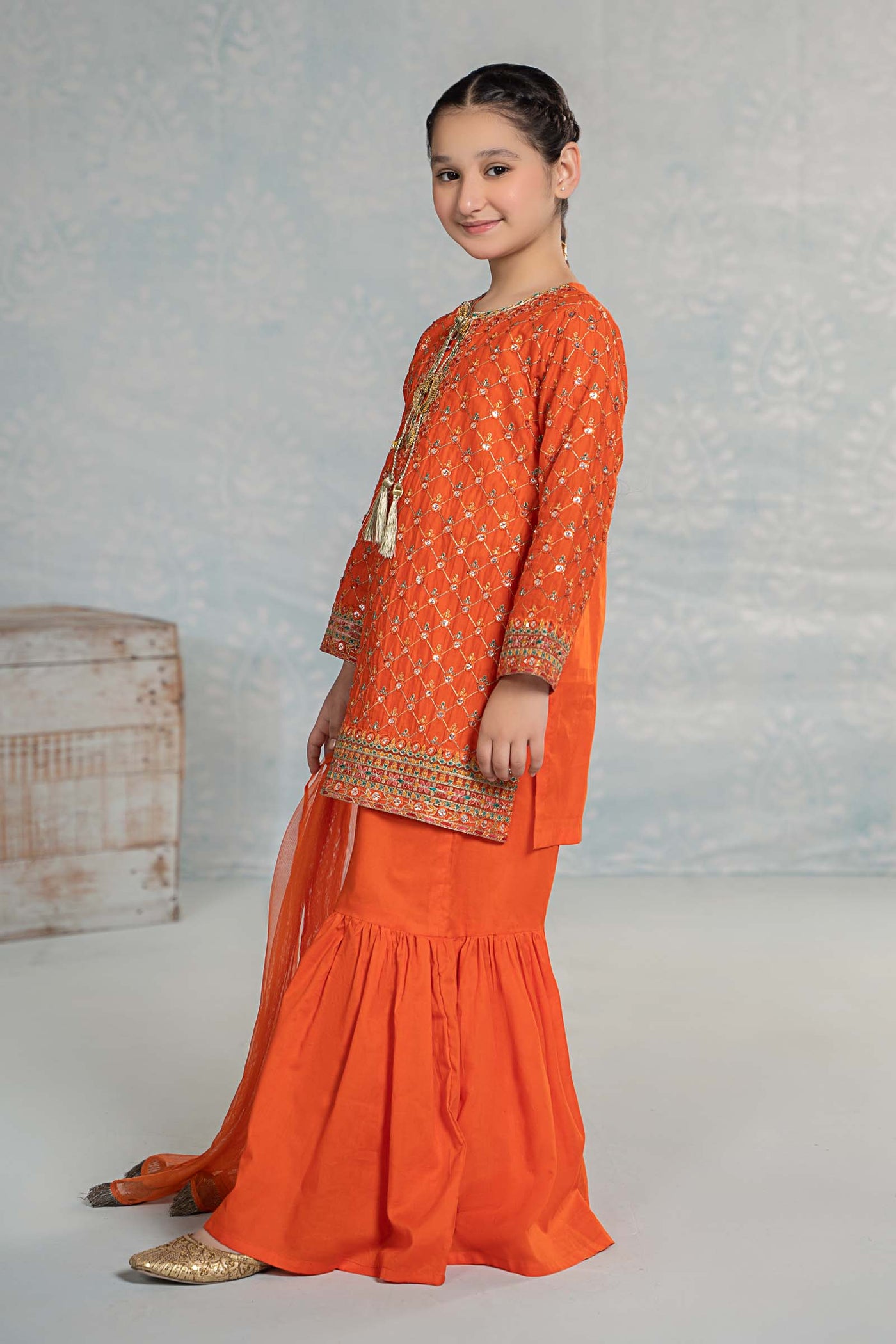 3 Piece Embroidered Lawn Suit | MKD-EF24-09