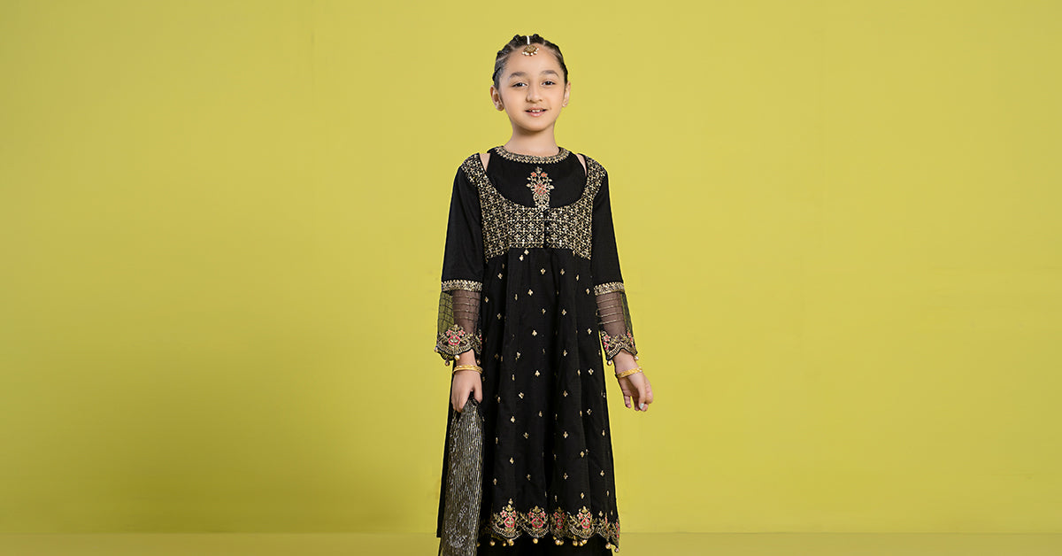 3 Piece Embroidered Dobby Suit | MKD-EF24-21 – Maria.B. Designs (PK)