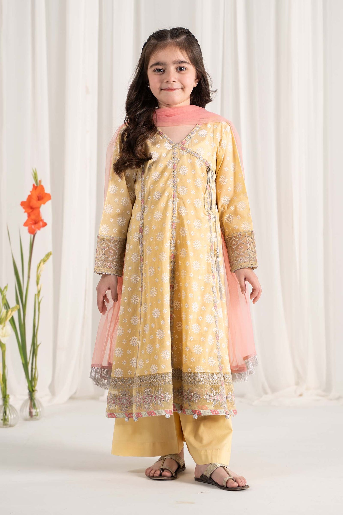 3 Piece Embroidered Lawn Suit | MKD-EF25-09