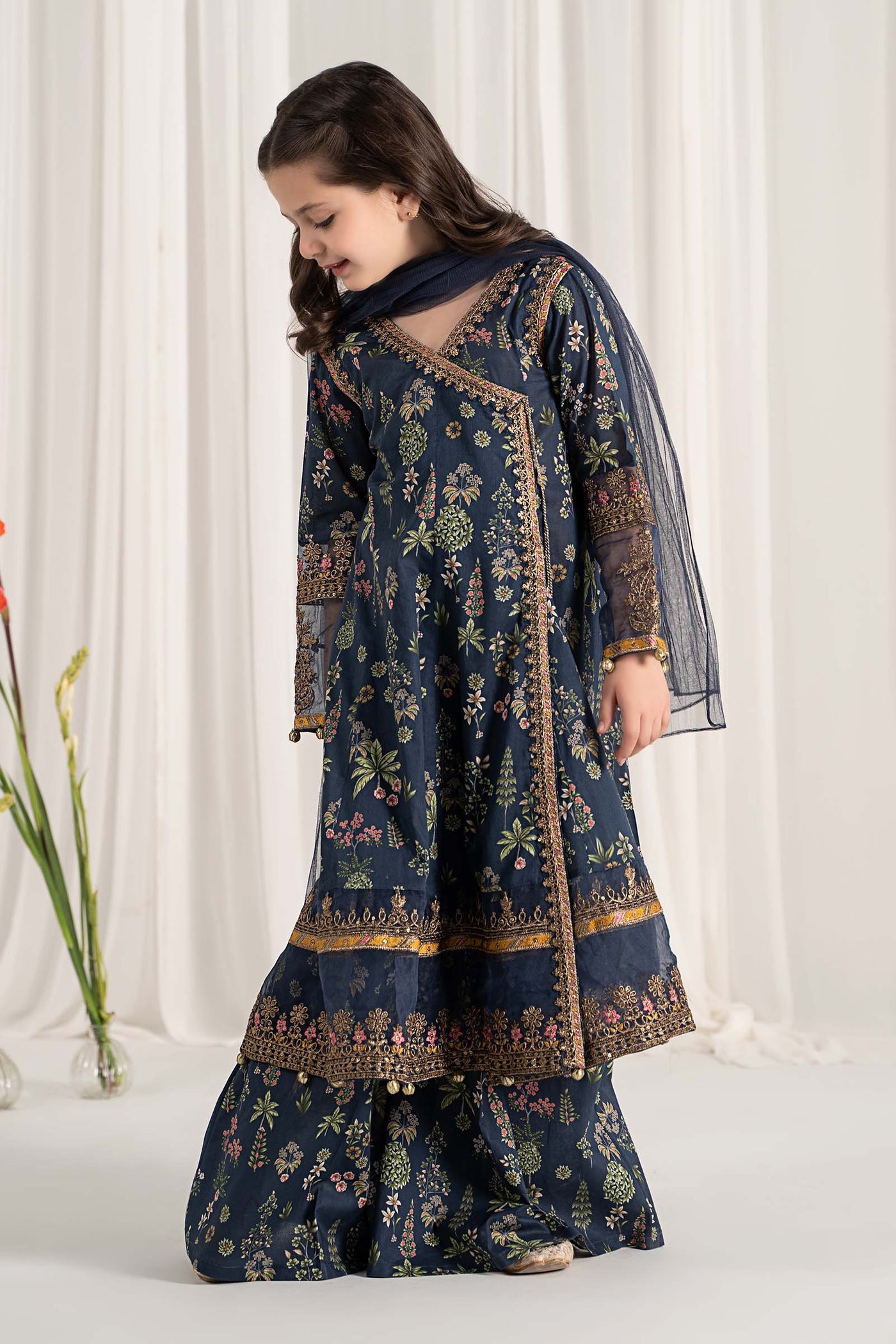 3 Piece Printed Lawn Suit | MKD-EF25-13