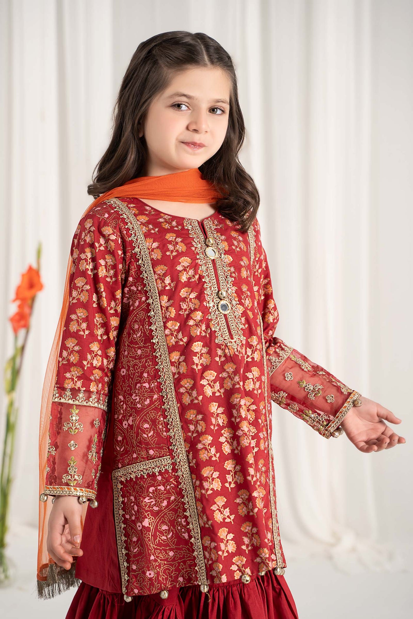 3 Piece Embroidered Lawn Suit | MKD-EF25-23