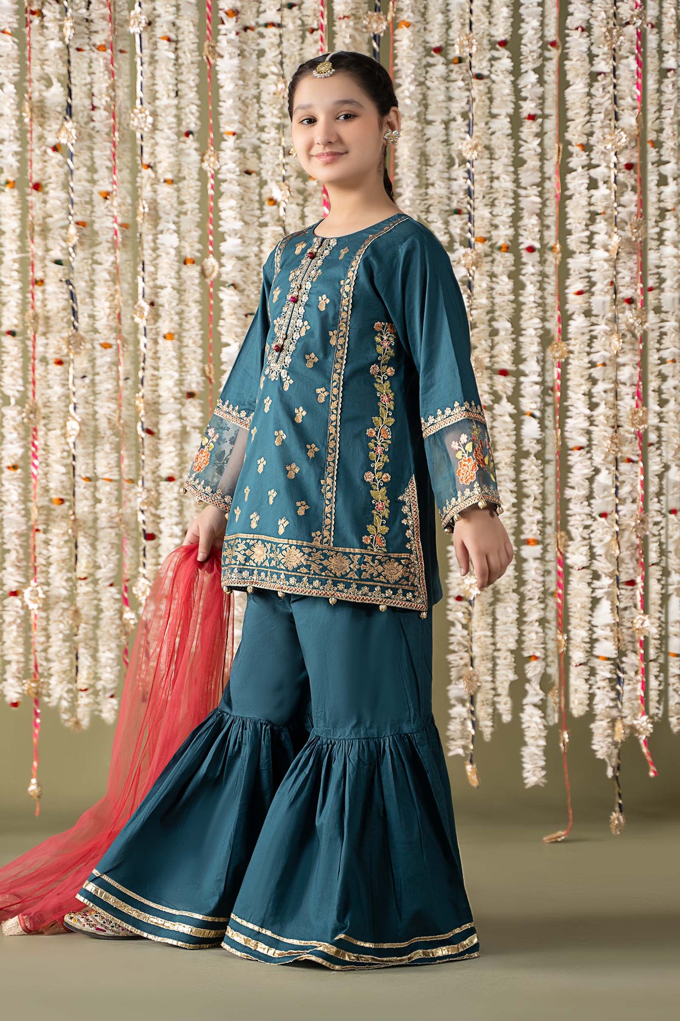 3 Piece Embroidered Lawn Suit | MKD-EF25-24