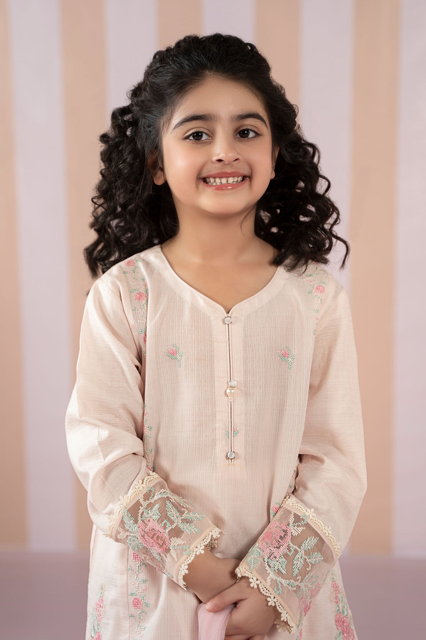 3 Piece Embroidered Dobby Lawn Suit | MKD-EF25-52