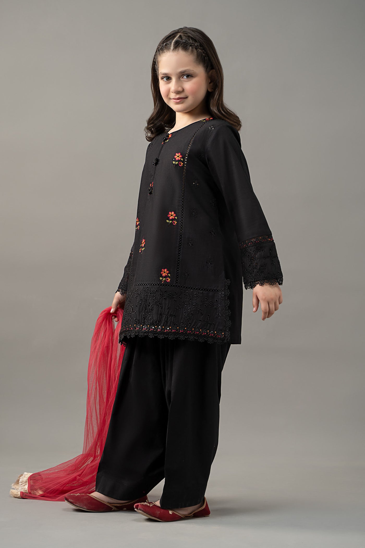 3 Piece Embroidered Lawn Suit | MKD-EF25-53