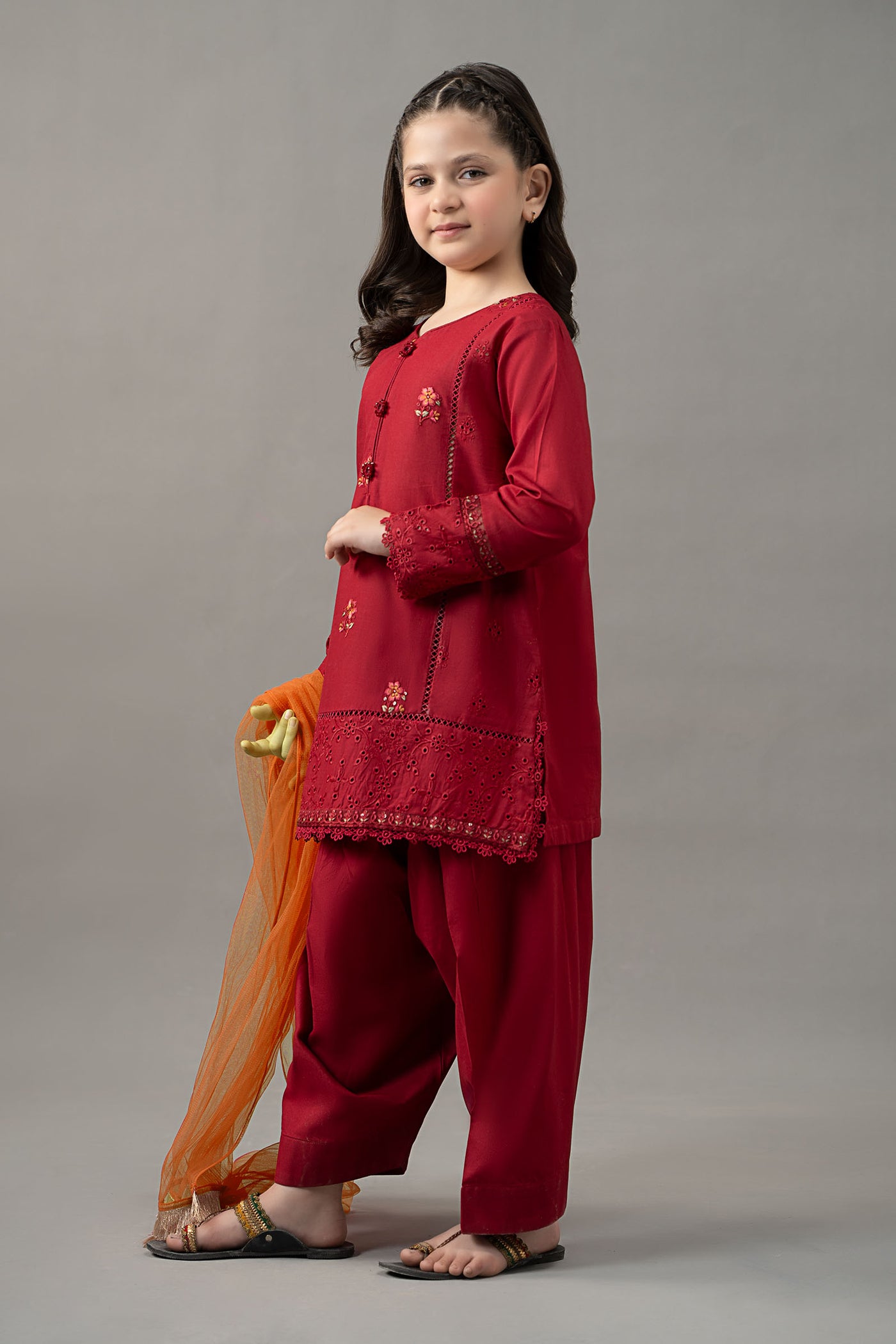 3 Piece Embroidered Lawn Suit | MKD-EF25-53