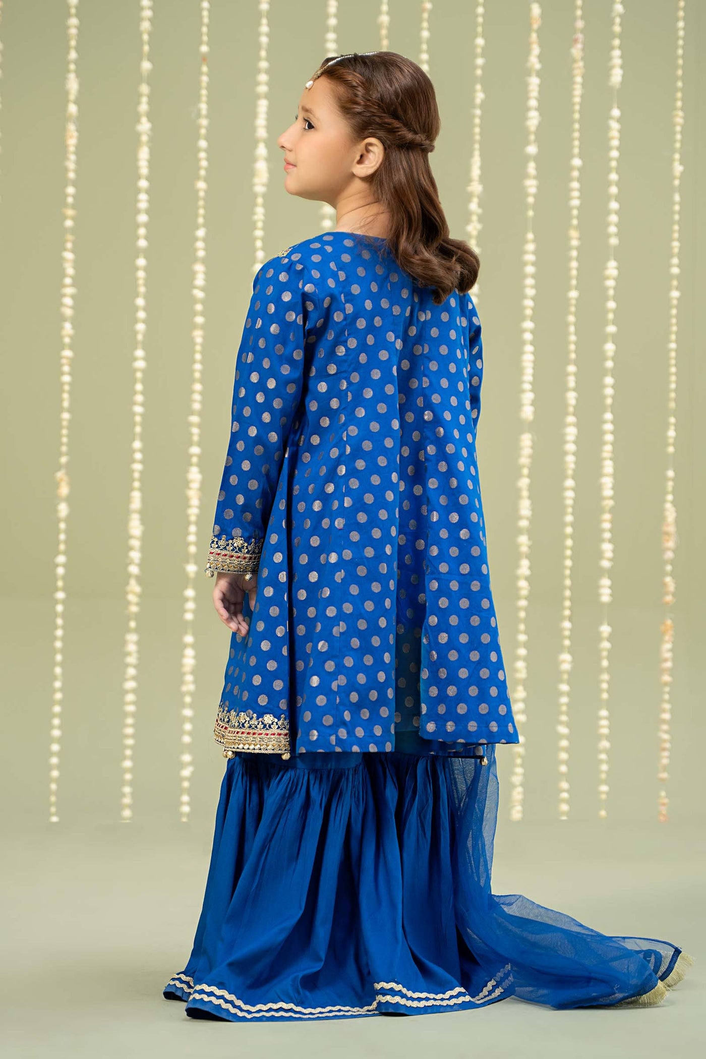 3 Piece Embroidered Jacquard Broshia Suit | MKD-W24-23