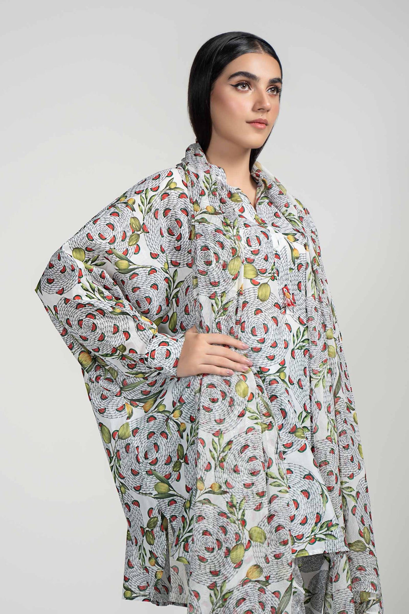 3 Piece Printed Lawn Suit | PS-PF24-02