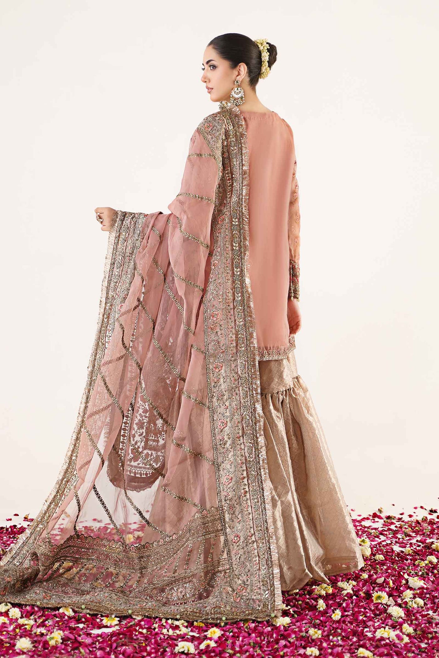 3 Piece Embroidered Organza Suit | SF-EA24-25