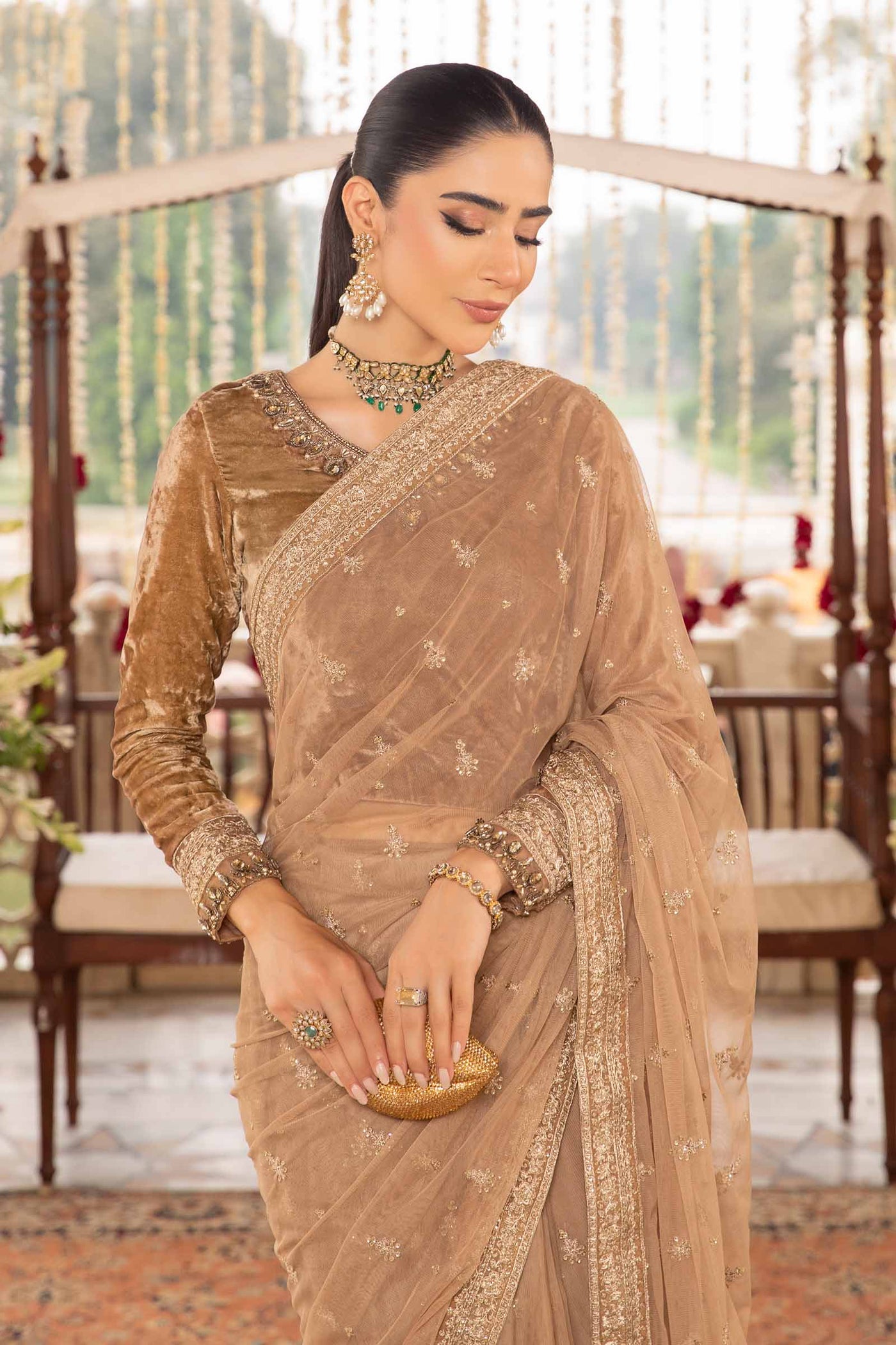 Saree Beige SF-W23-12