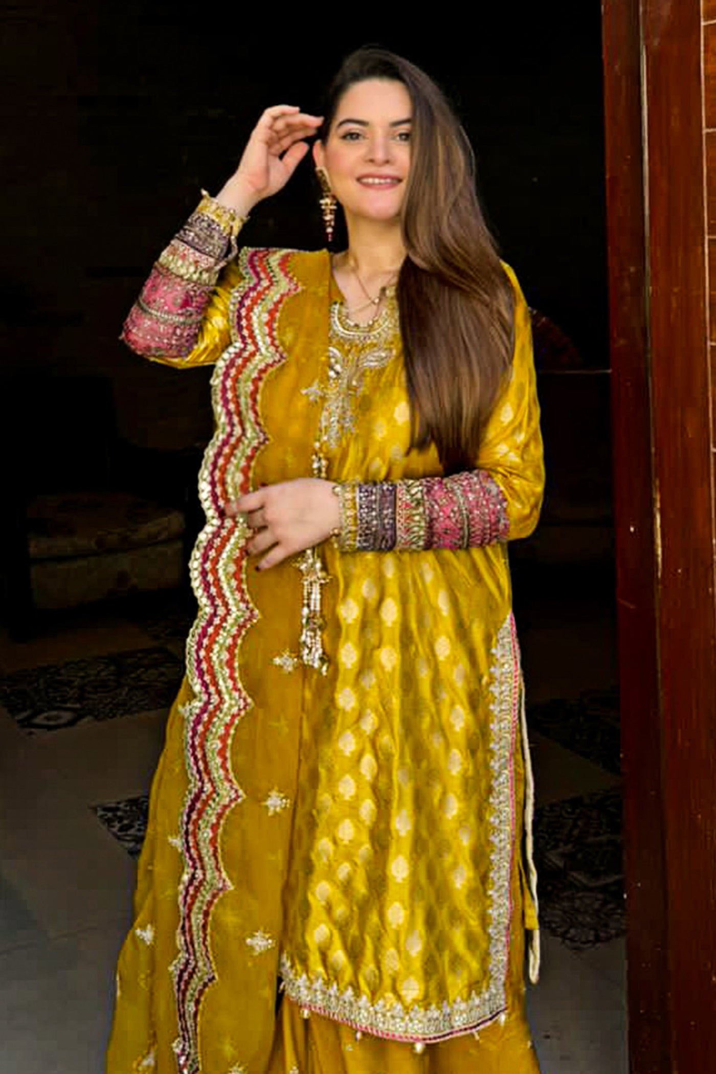 3 Piece Embroidered Jacquard Suit | SF-W24-08