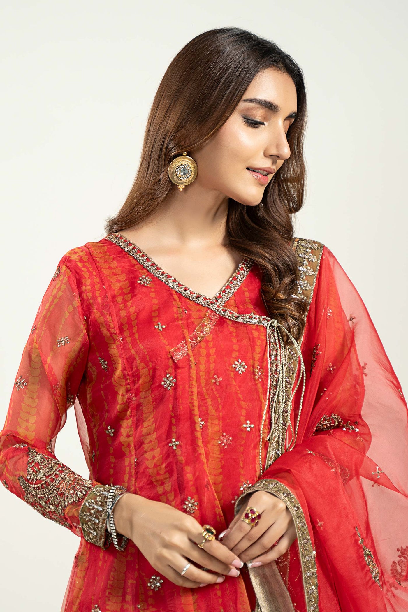 3 Piece Embroidered Frock | SF-EF22-43R1