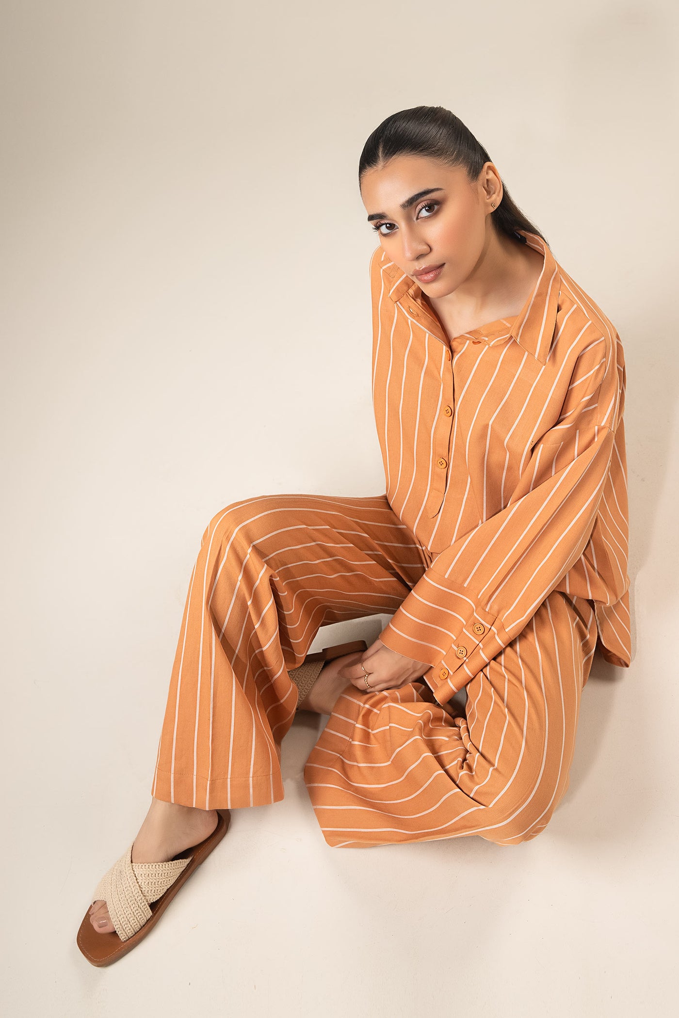 Striped Co-Ord Set | WEST-S25-17