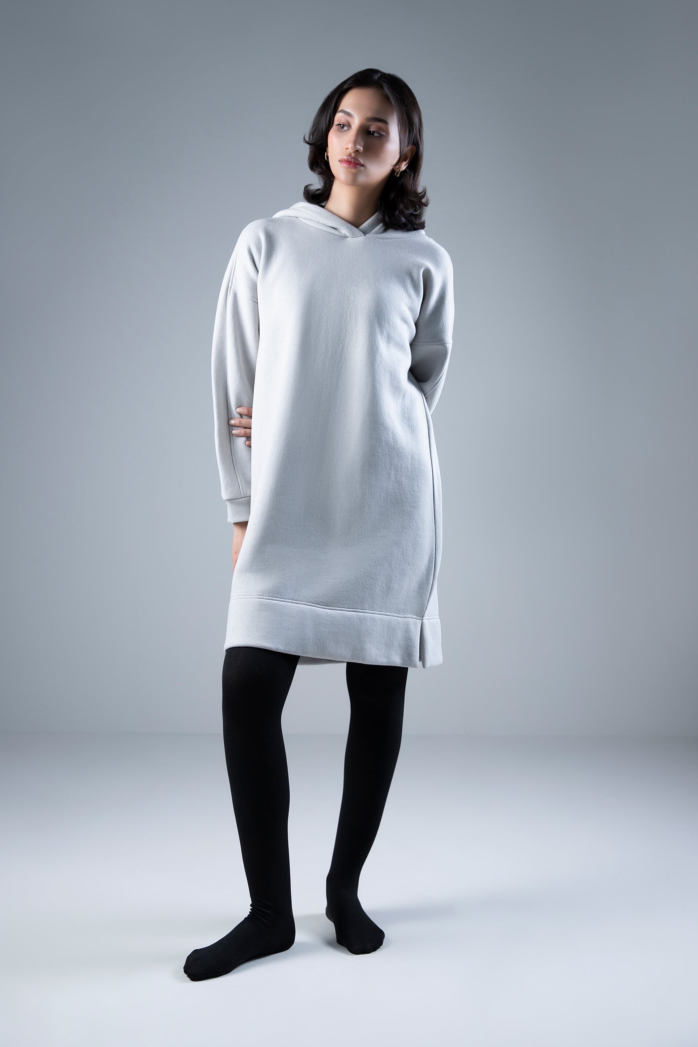 Relaxed Hoodie Dress | WEST-W24-63