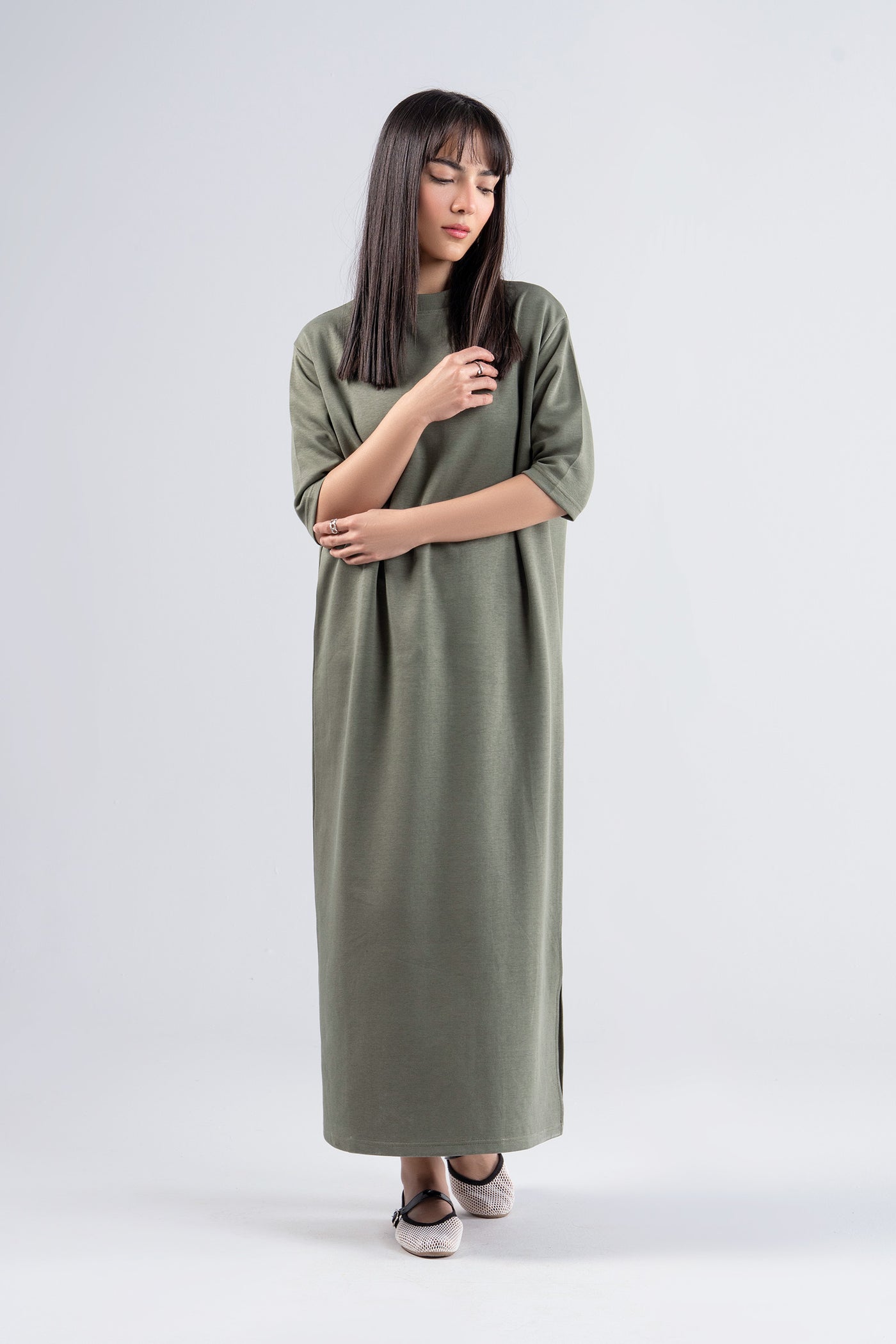 Long Knitted Dress | WEST-S25-11