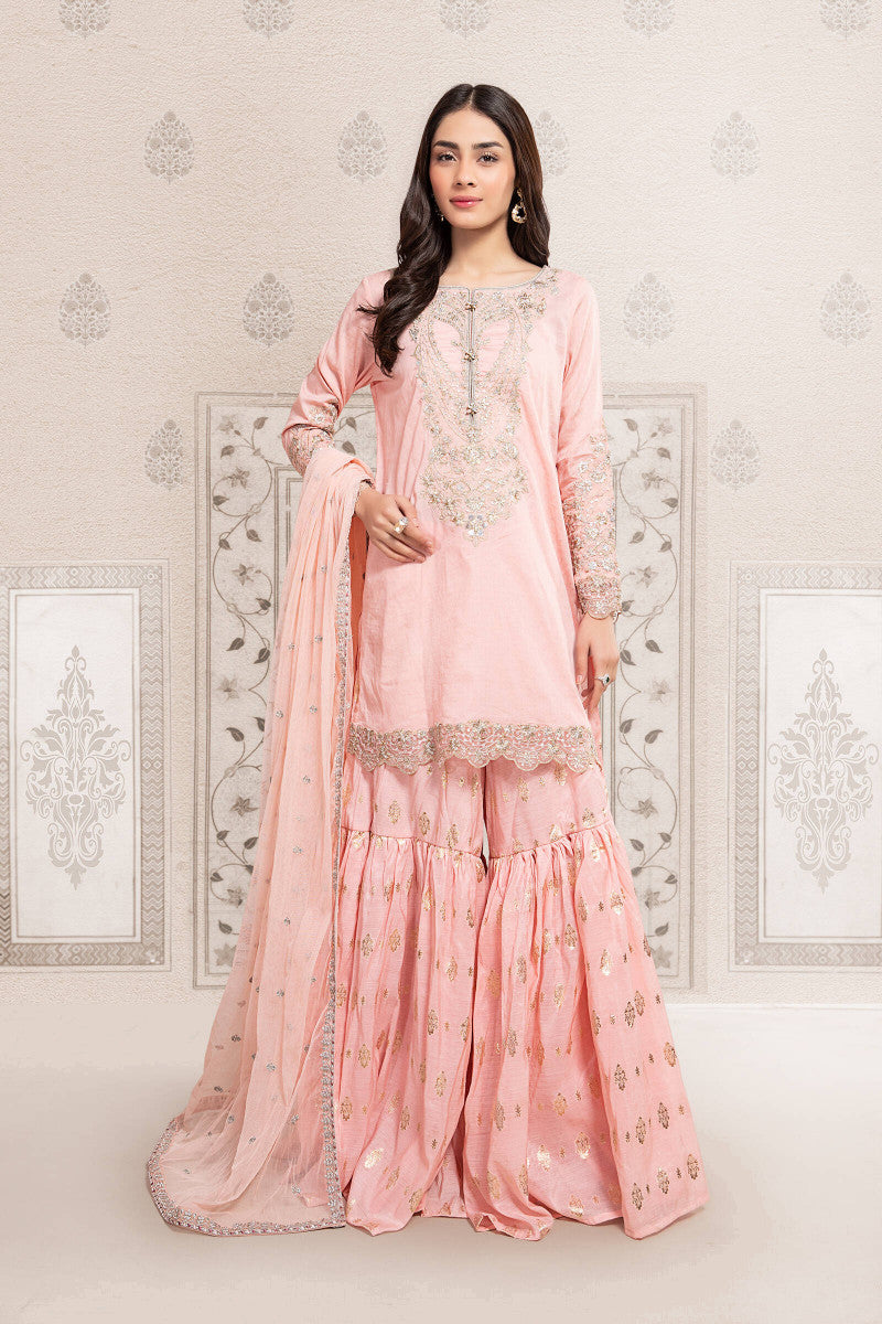 3 Piece Embroidered Lawn Suit | DW-EF22-08R1