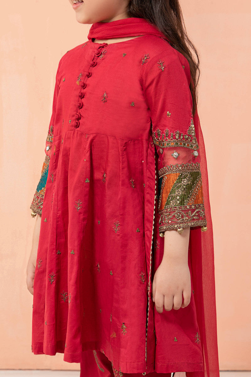 3 Piece Embroidered Lawn Suit | MKD-EF22-29R1