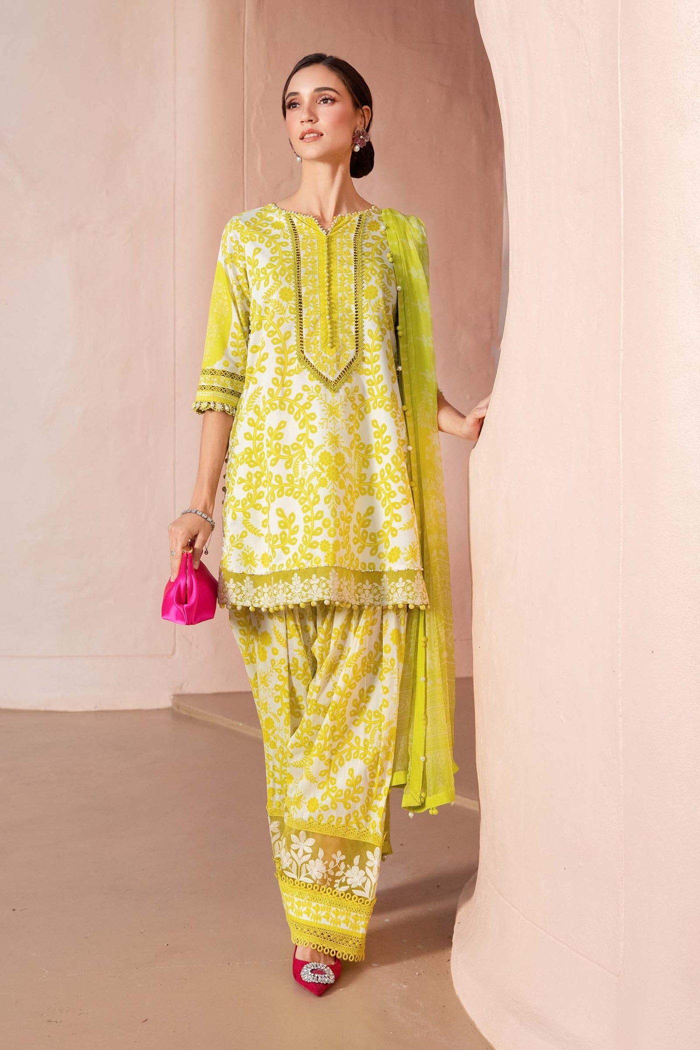 3 Piece Unstitched Printed Lawn Suit | MPT-2504-A