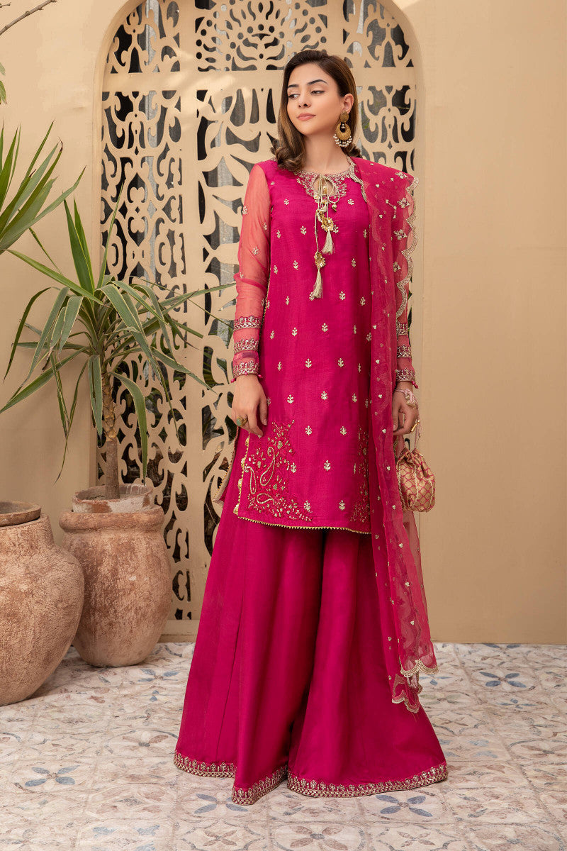 3 Piece Embroidered Suit | SF-EF21-07R1