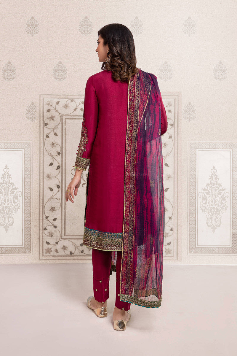 3 Piece Embroidered Suit | SF-EF22-07R1