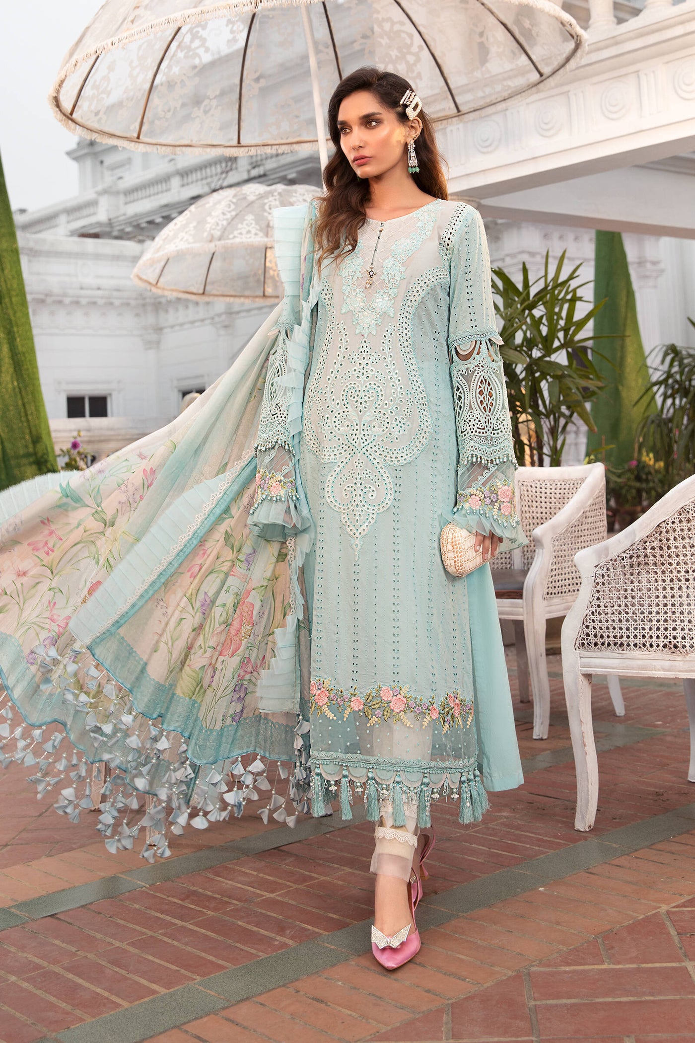 Unstitched Lawn D-2210-B