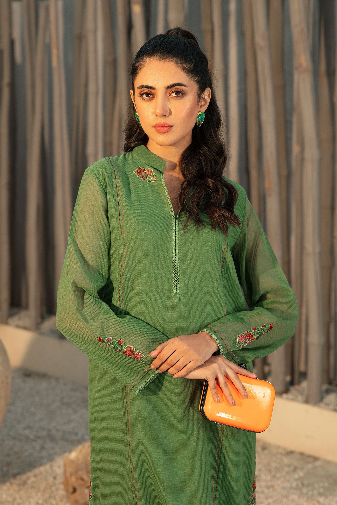 Shirt Green MB-W22-154