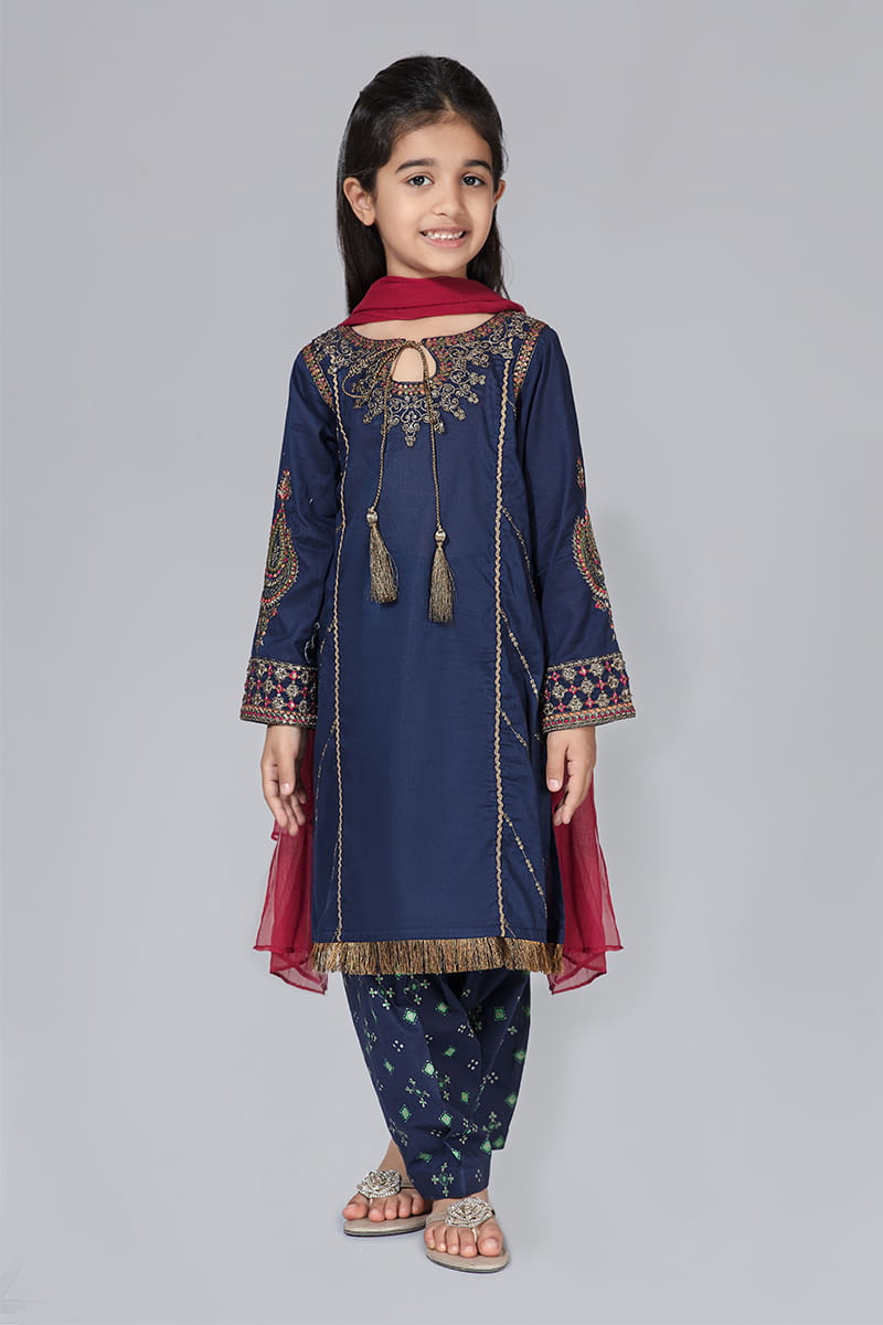 Suit Blue MKD-EF20-24 is available in Blue Color - Maria.B. – Maria.B ...