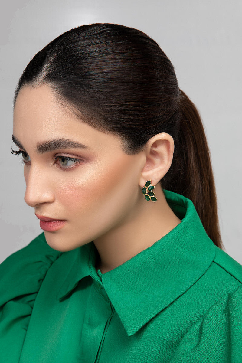 Earrings Green AER-W21-048