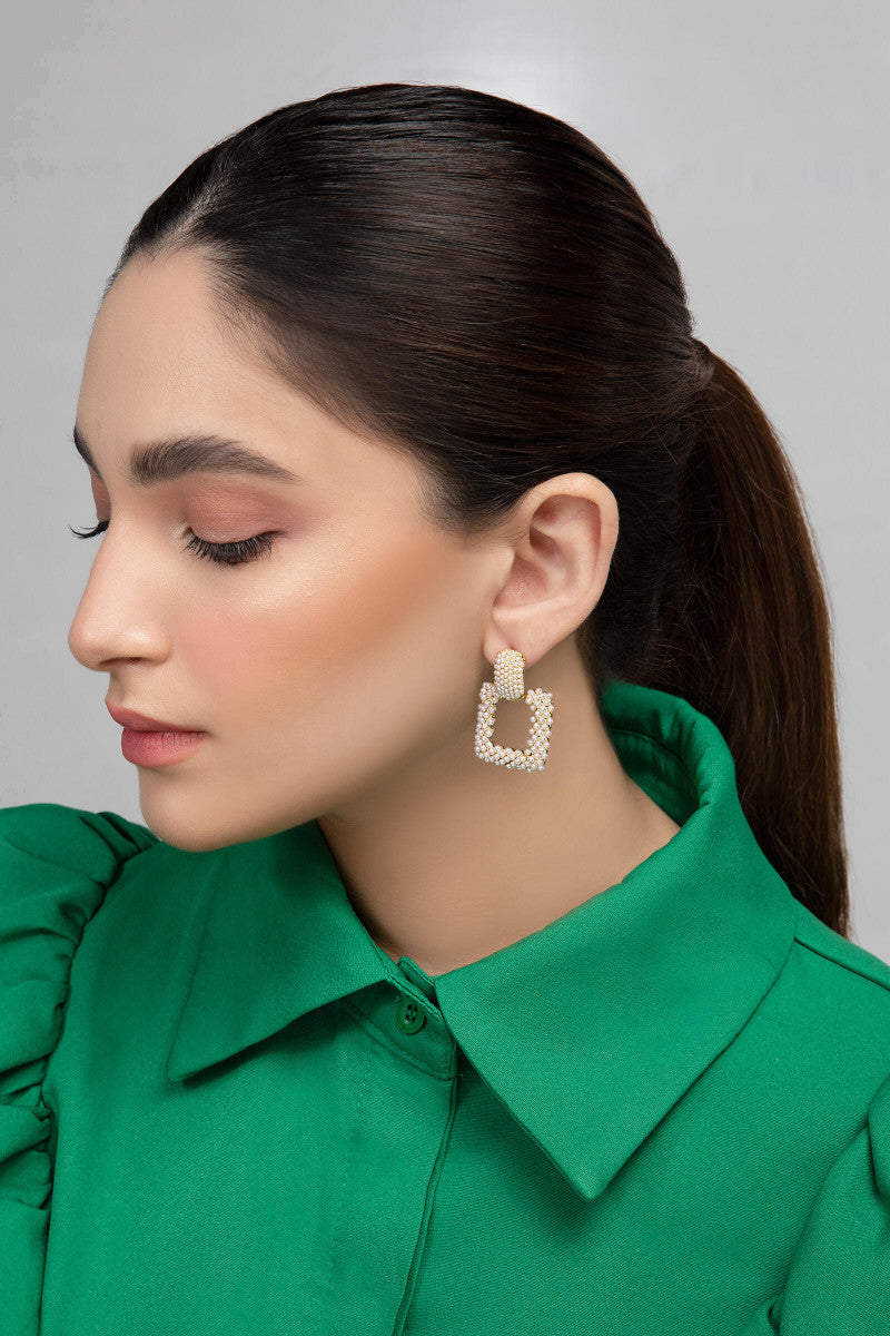 Earrings White AER-W21-058