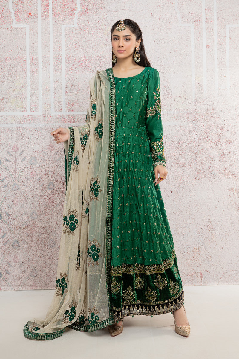 Suit Emerald Green CSS-402 – Maria.B. Designs (PK)