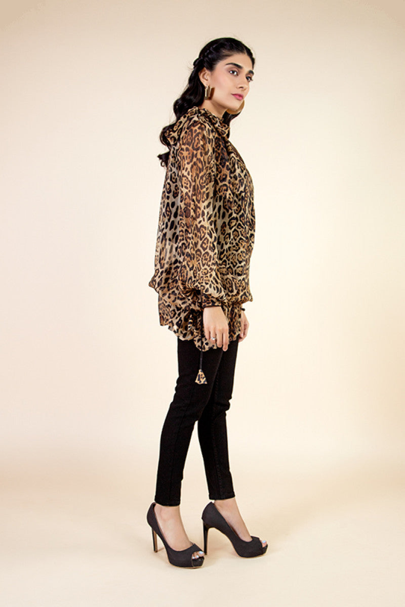 Shirt Cheetah Print MB-SS22-123