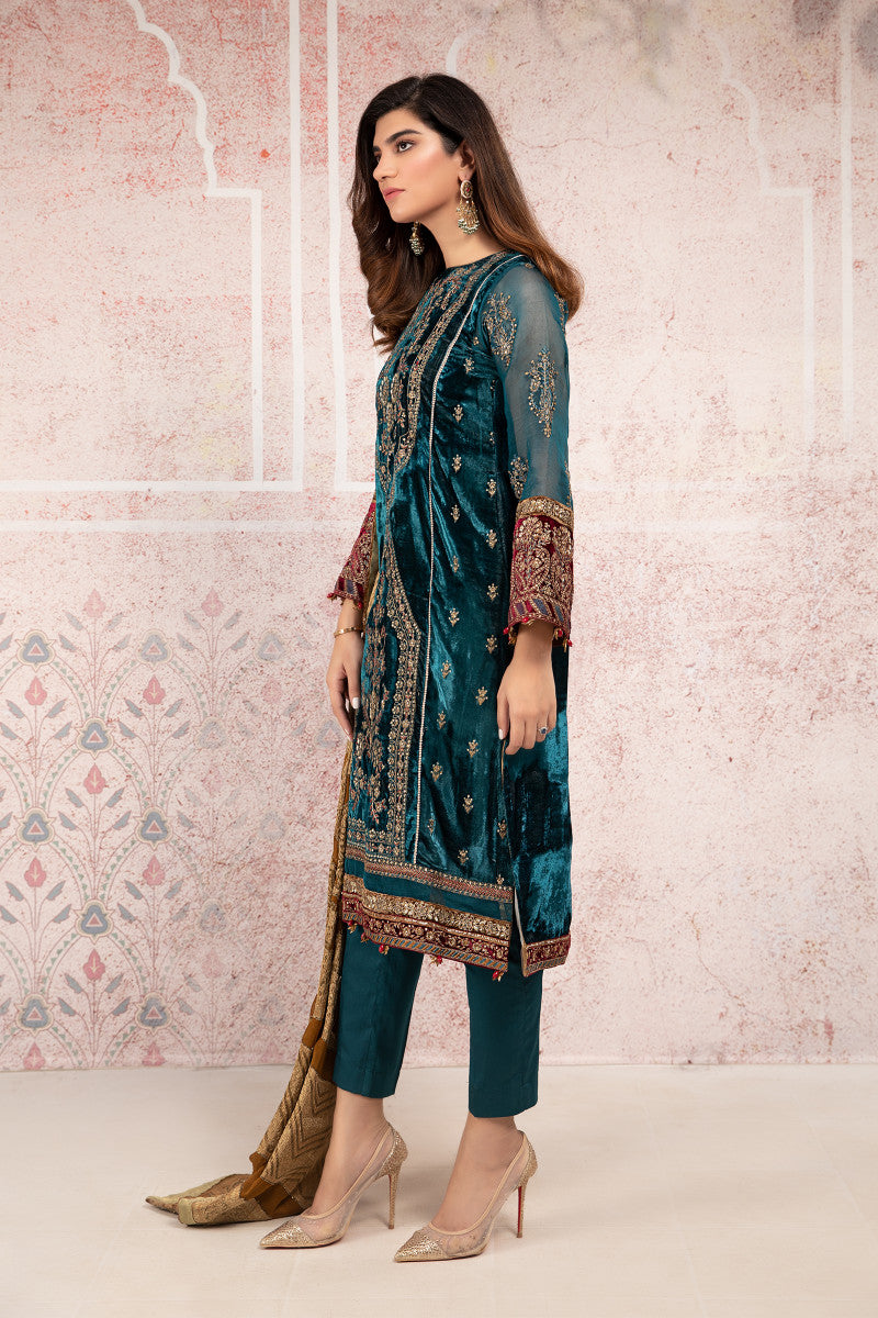 Suit Teal SF-W21-14 – Maria.B. Designs (PK)