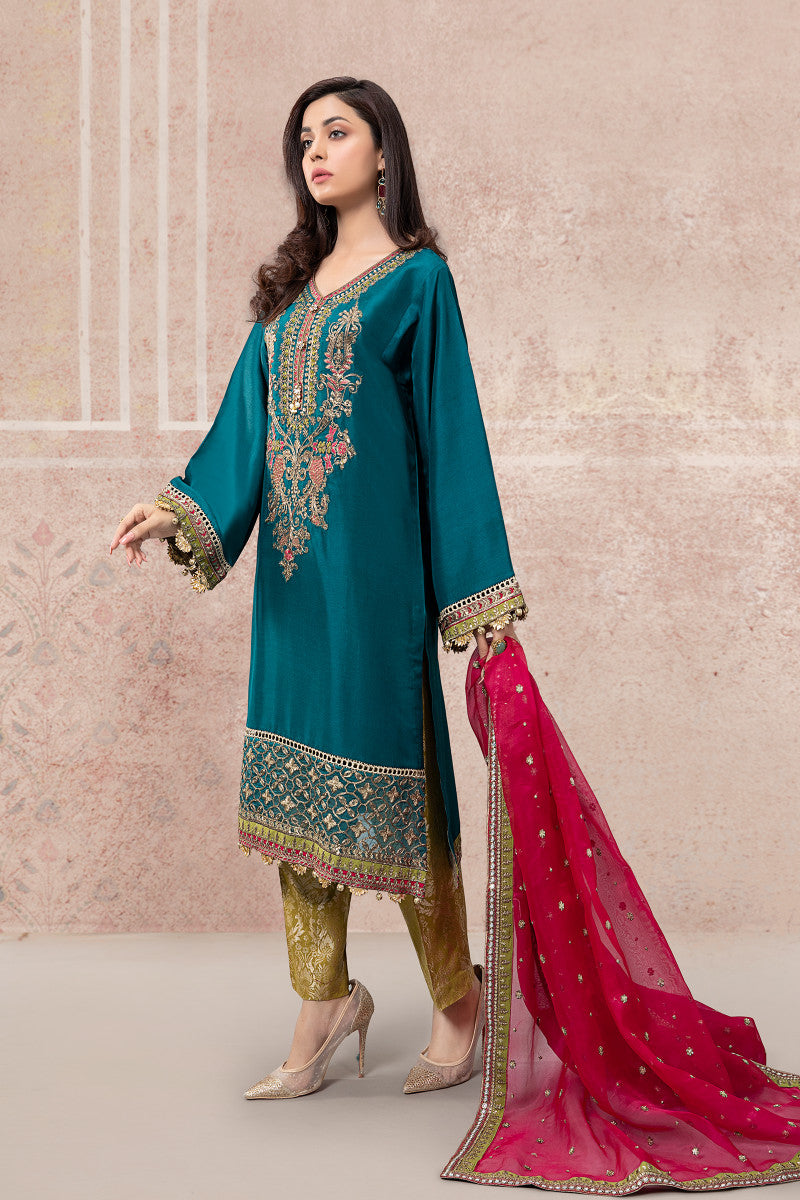 Suit Teal SF-W21-21 – Maria.B. Designs (PK)